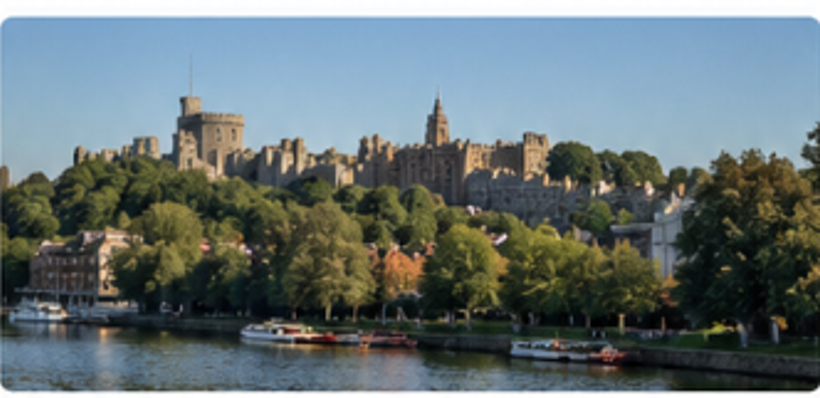 Windsor Castle from the river
